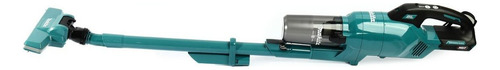 Aspirador de Pó Portátil Sem Fio 40V Max CL003GZ Makita Vertical Ciclone LED Sem Bateria/Carregador Azul Turquesa Vertical De Mão com Bocais