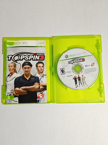 Top Spin 3 Xbox 360 (Reacondicionado)