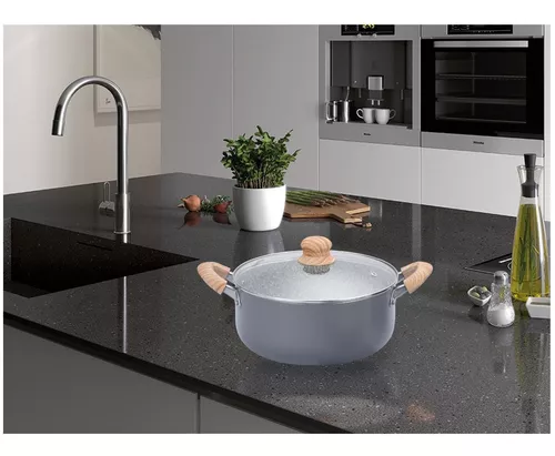 Sartén Cerámica Antiadherente 24 Cm Granito — Hudson Cocina