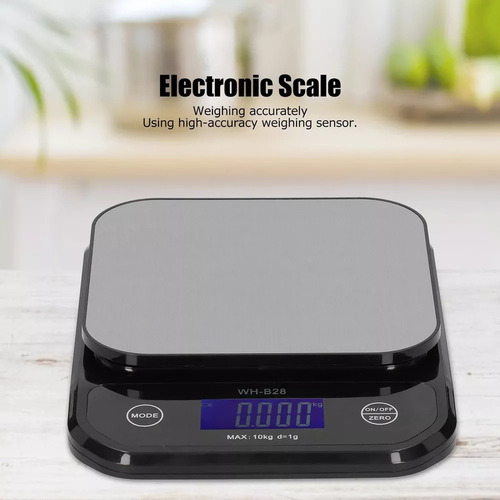 Yi 10kg/1g Balança Eletrônica Multiuso Lcd Digital Prova