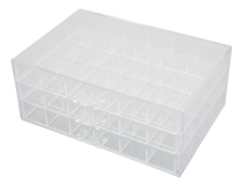 Organizador Transparente Para Joyas Y Pendientes, 3 Capas, 7