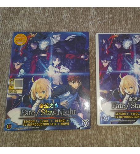 Fate/stay Night.temp.1-3,ep.1-50 Final.+película I-2 Anime.
