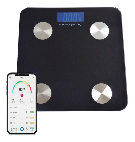 Balanza Digital Inteligente Smart Body Scale Bluetooth 