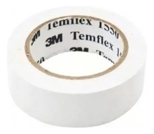 Cinta Aisladora 3m Temflex 1550 10mts Ver Colores Color Blanco