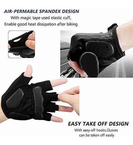Guantes Ciclismo Gel 5mm - Half Finger