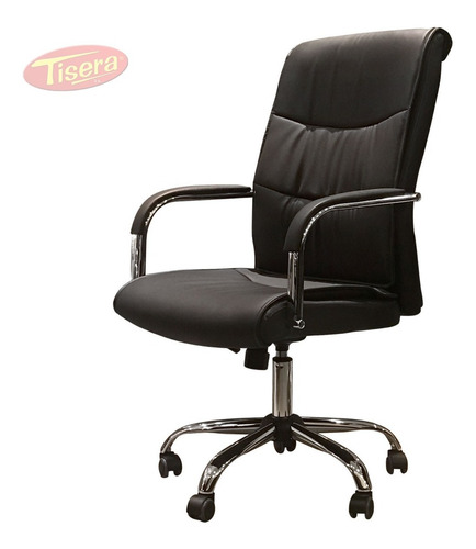 Imagen 6 de 6 de Sillón Ejecutivo Gerencial Cromado Alto Silla Oficina Escritorio Pc Codf52 - Tisera
