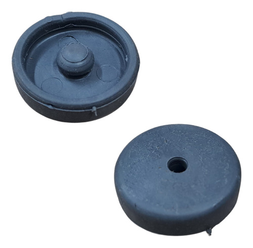 Kit 4 Pé Borracha Centrífuga Fit Lavadora Mueller Popmatic