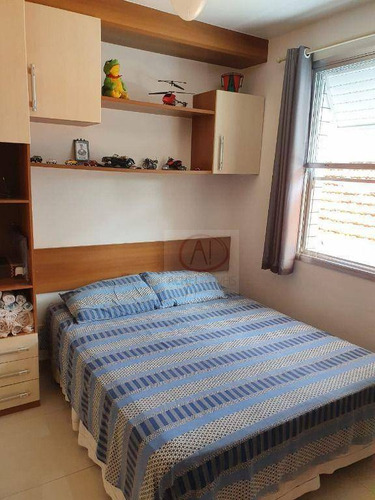 Imagem 13 de 19 de Apartamento Com 2 Dormitórios, 2 Banheiros E 1 Vaga Fechada À Venda, 80 M² Por R$ 375.000 - Marapé - Santos/sp - Ap10725