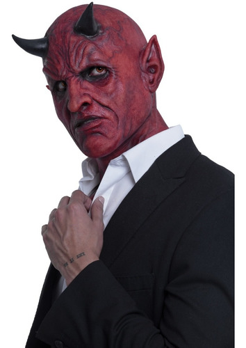 Máscara De Diablo Satanás Lucifer Halloween 50104