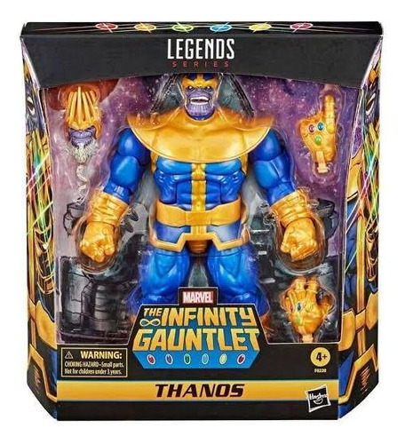 Figura de acción  Thanos The infinity gauntlet F0220 de Hasbro Legends Series