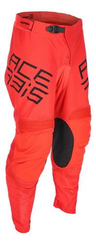 Pantalon De Moto Acerbis Mx K-windy Rojo T. 36 - Cafe Race