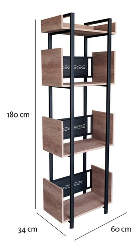 Imagen 5 de 5 de Librero Modular Zafra Marca Durex