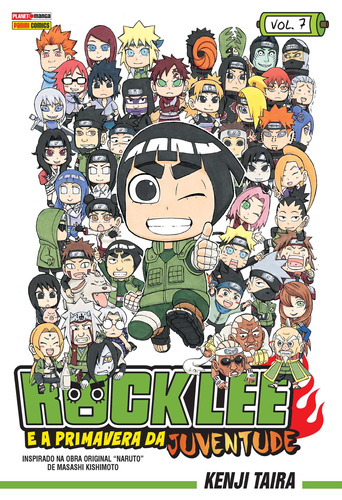 Rock Lee E A Primavera Da Juventude - Volume 7, de Taira, Kenji. Editora Panini Brasil LTDA, capa mole em português, 2018