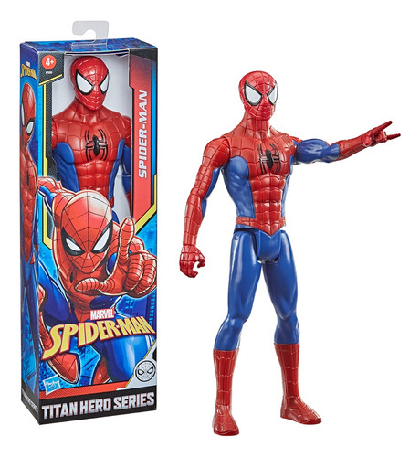 Figura Spiderman 29cm Titan Hero Series Marvel Hasbro E7333