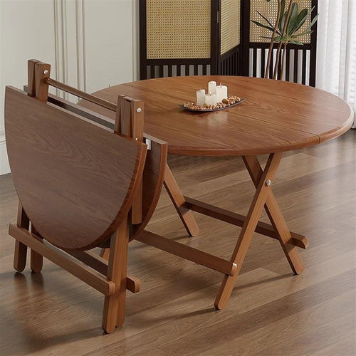 Vpswekans Mesa De Comedor Portátil Mesa De Comedor Plegable