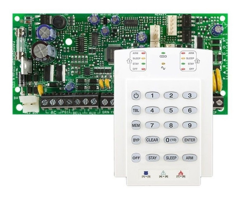 Kit Central Alarma 5x2 Zonas Paradox Sp5500 + Teclado K10