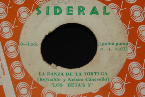 Jch- Los Beta 5 La Danza De La Tortuga Cumbia 45 Rpm