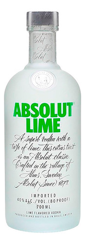 Vodka Absolut Lime 700cc - Tienda Baltimore