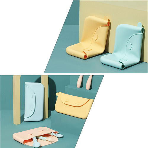 Funda De Silicona Con Soporte Para Bolsas De Almacenamiento