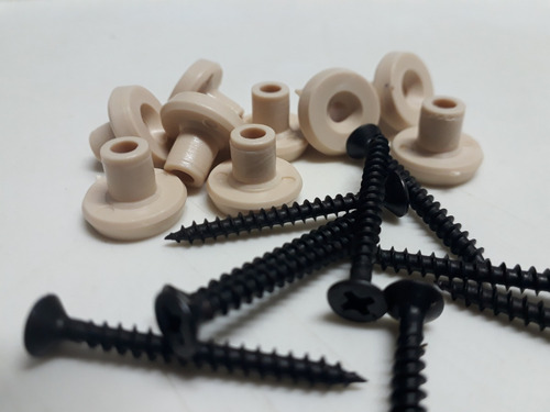 Pino Superior Para Porta Sanfonada Pvc - Kit C/ 10 Unidades