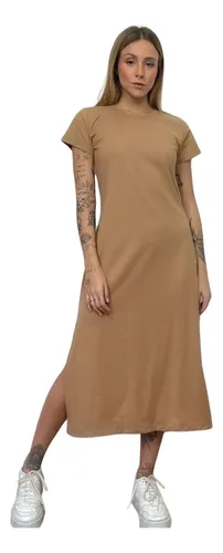 Vestido Camiseta Feminino MercadoLivre
