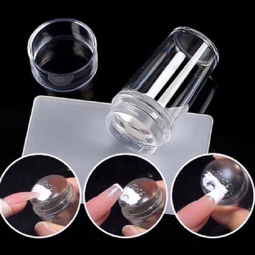 Carimbo De Unha Francesinha Silicone Transparente Nailart