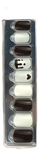 Press On Tips Autoadhesivo Cuadradas Cherimoya 30u Zh272 Zh272