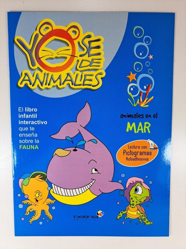 Lote X 4 Libros Infantiles Yo Se De Animales Con Pictogramas