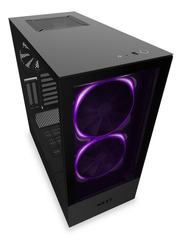 Imagen 2 de 6 de Gabinete Gamer Nzxt H510 Elite Media Torre Cris/temp Black