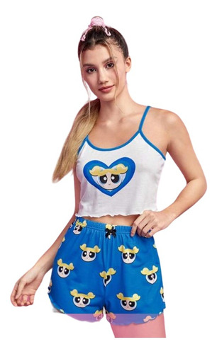 Pijama Chicas Super Poderosa 2 Piezas