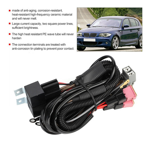 H1/h7 - Arnés De Cables Para Faros Halógenos