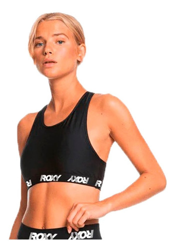 Roxy Top Lifestyle Mujer Back To You Negro Ras