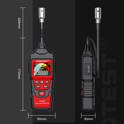 Habotest Ht601a+ Detector De Fugas De Gas Profesional Detect