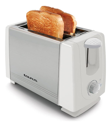 Taurus-españa Leonis White | Tostador Para Pan | 2 Rebanadas Blanco