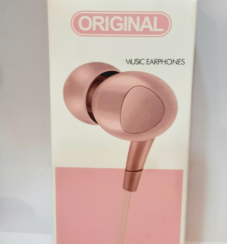 Auriculares Rosados Con Manos Libres Y Buen Sonido!