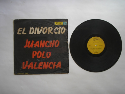 Lp Vinilo Juancho Polo Valencia El Divorcio Ed Colombia 1973