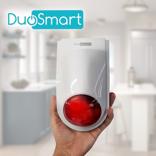 Imagen 6 de 6 de Sirena Inteligente Wifi Duosmart B20 App Duosmart
