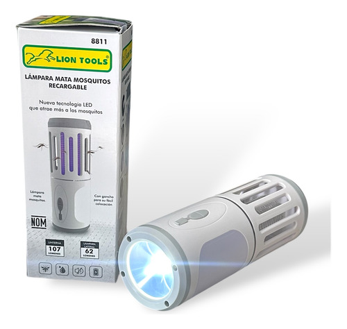 Lámpara Uv Mata Mosquitos Recargable Con Luz Ultra Violeta