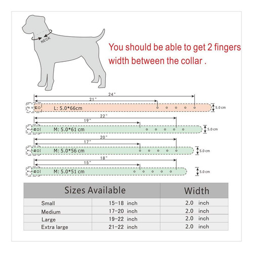 Collar De Perro Grande Con Tachuelas Para Pitbull German She