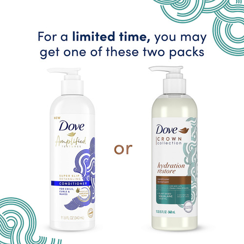Shampoo E Condicionador Dove Amplified Textures Shampoo E Co