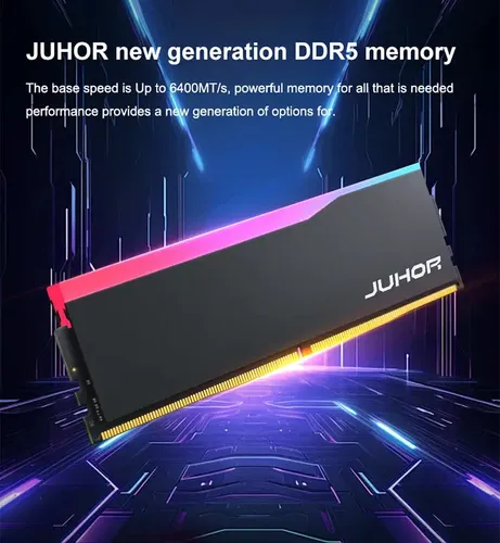 Memória Ram Ddr5 Juhor 16gb 6000mhz Rgb Udimm Expo E Xmp Pc