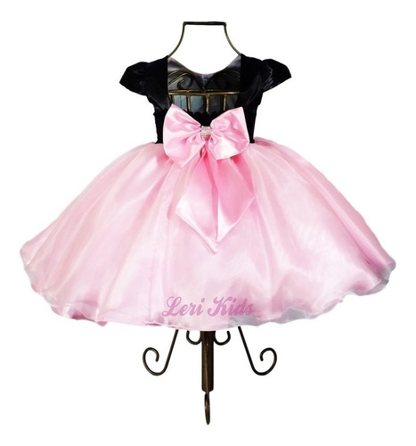 Imagem 2 de 2 de Vestido Luxo Infantil Mundo Bita + Tiara