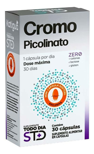 Kit Cromo Picolinato Katiguá Com 3 Caixas De 30 Cáps Cada