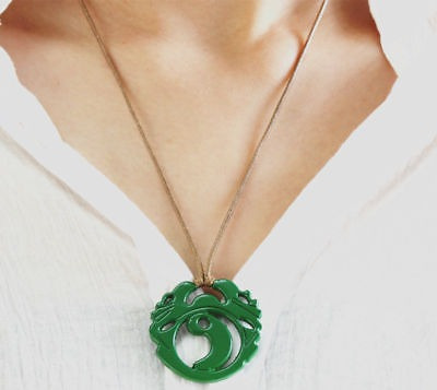 Lara Croft Tomb Raider Colgante Verde Encanto Unisex Collar 