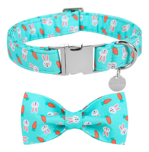 Up Urara Pup Collar De Pascua Para Perro Con Pajarita, Colla