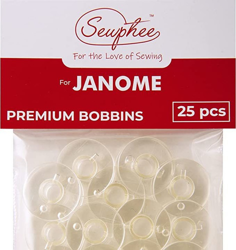 Sewphee - 25 Bobinas Para Máquinas De Coser Janome, Brothe.