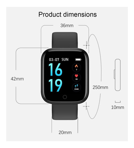 Imagem 7 de 7 de Relógio Smartwatch P80 Rosê C/2 Pulseiras Original Da Fit