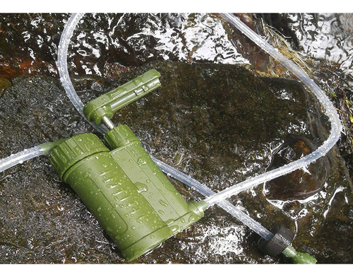 Bomba De Filtro De Agua De Supervivencia Personal Senderismo