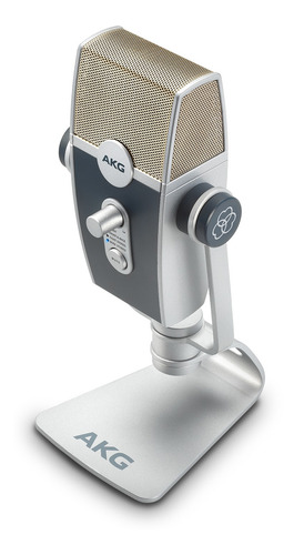 Imagem 3 de 11 de Microfone AKG Lyra condensador estéreo azul/prateado
