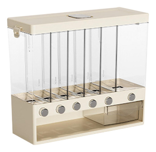 Cubo De Arroz Dispensador De Cereales, Frijoles, Cuadrado